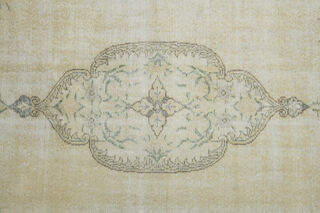 Floral Rug Beige Brown Rugs - Thumbnail