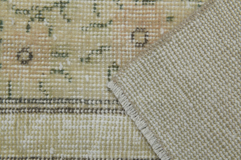 Floral Rug Beige Brown Anatolian Rugs
