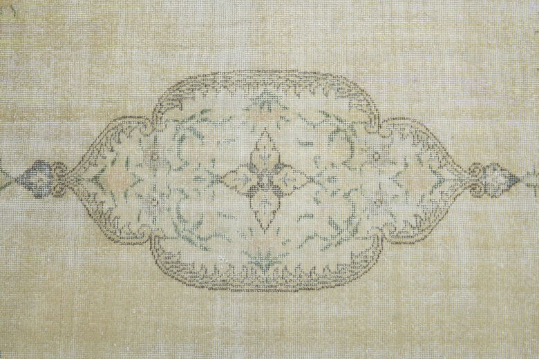 Floral Rug Beige Brown Anatolian Rugs