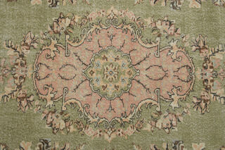 Handmade Green Brown Anatolian Rug - Thumbnail