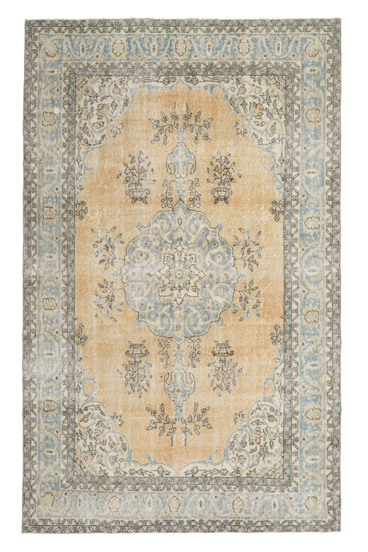 Vintage Beige Brown Rug