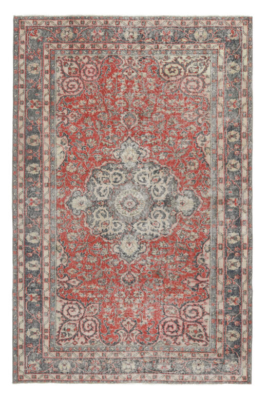 Handmade Red Brown Area Rug