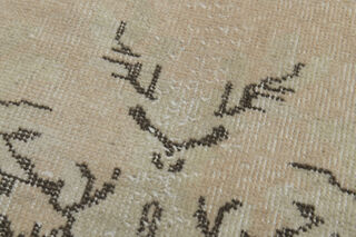 Vintage Beige Area Anatolian Rug - Thumbnail