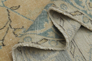 Handmade Orange Blue Anatolian Rug - Thumbnail