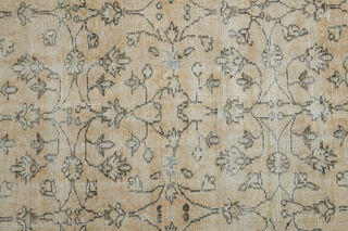 Orange Beige Distressed Rug - Thumbnail