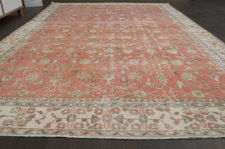 Oushak Vintage Orange Rug - Thumbnail