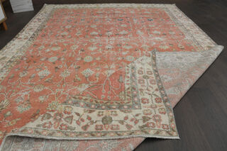 Oushak Vintage Orange Rug - Thumbnail