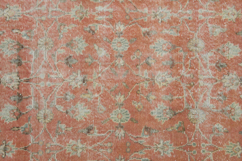 Oushak Vintage Orange Rug