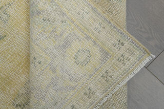 Distressed Orange Area Anatolian Rug - Thumbnail