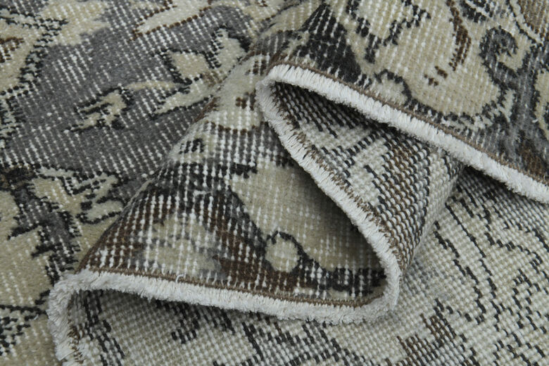 Gray Handmade Oriental Rug