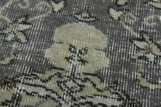 Gray Handmade Oriental Anatolian Rug - Thumbnail
