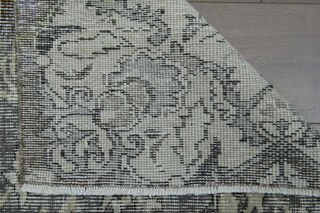 Gray Handmade Oriental Anatolian Rug - Thumbnail