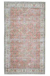 Handmade Red Brown Rug - Thumbnail