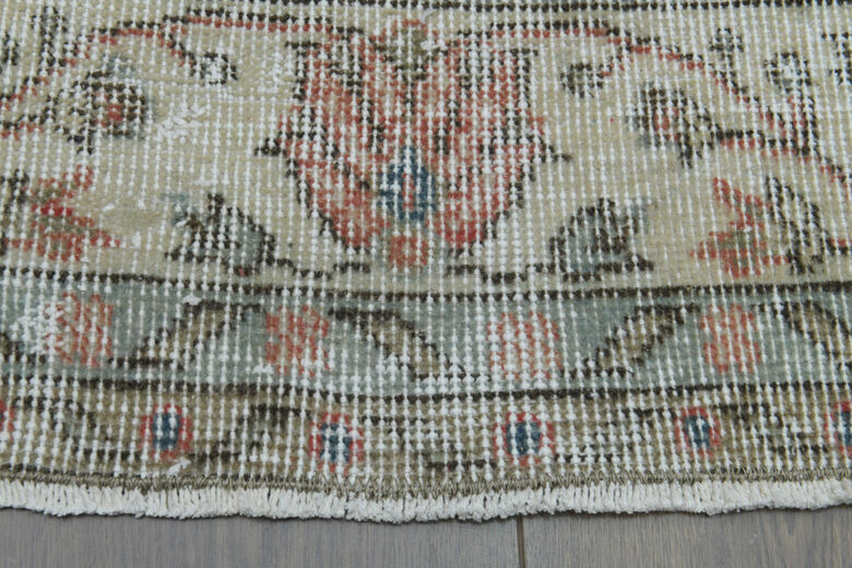 Handmade Red Brown Rug