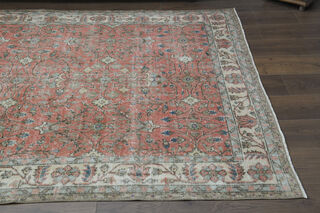 Handmade Red Brown Rug - Thumbnail