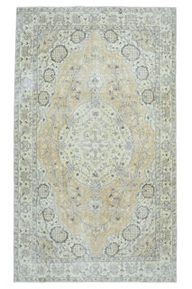 Antique Orange Handmade Anatolian Rug - Thumbnail