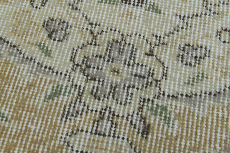 Antique Orange Handmade Anatolian Rug