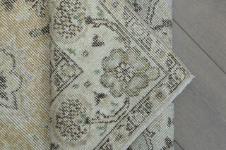 Antique Orange Handmade Anatolian Rug - Thumbnail