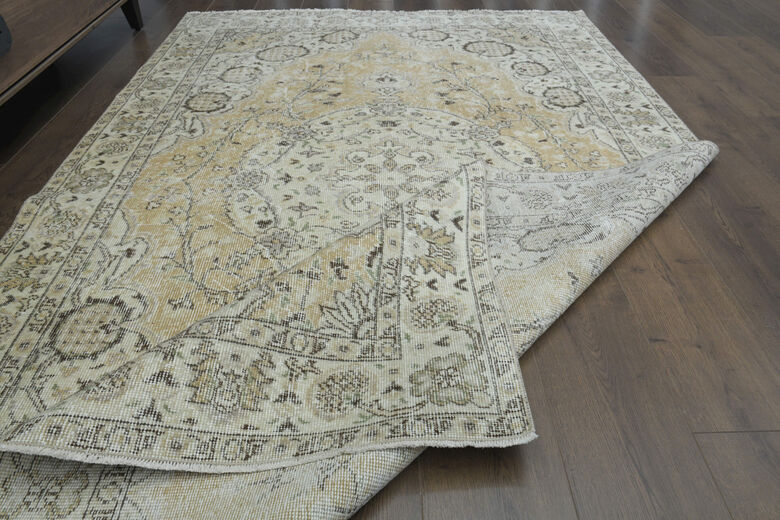 Antique Orange Handmade Anatolian Rug