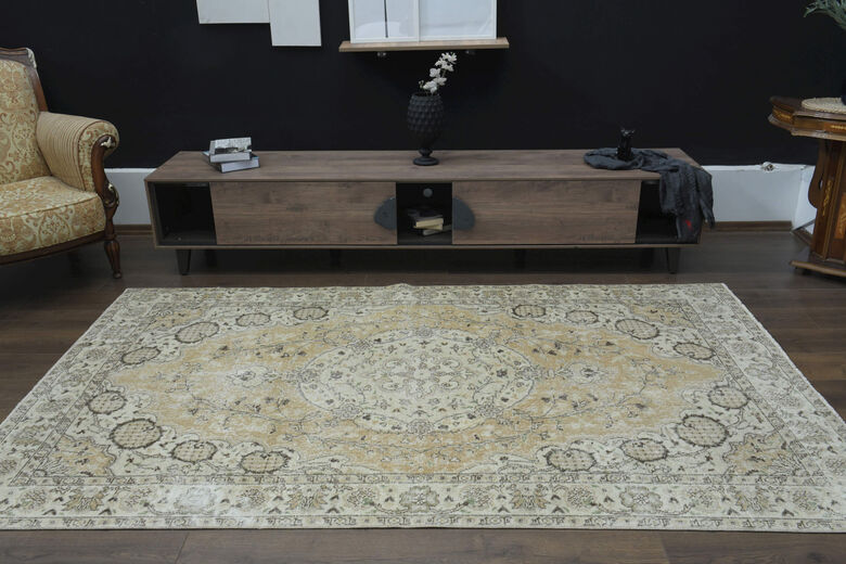 Antique Orange Handmade Anatolian Rug