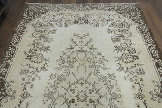 Vintage Turkish Anatolian Faded Rug - Thumbnail