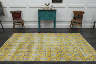 Damask Turkish Vİntage Rug - Thumbnail