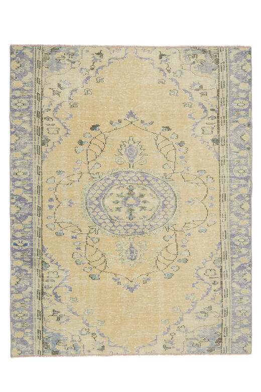 Oushak Orange Vintage Anatolian Rug
