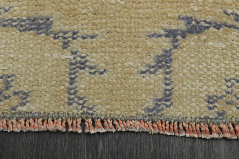 Oushak Orange Vintage Anatolian Rug