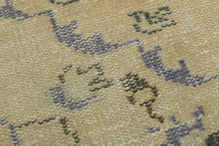 Oushak Orange Vintage Anatolian Rug - Thumbnail