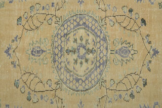 Oushak Orange Vintage Anatolian Rug - Thumbnail