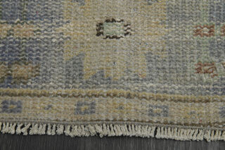 Vintage Yellow Blue Rug - Thumbnail