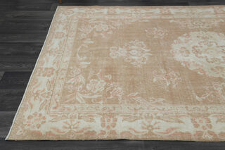Brown Beige Turkish Anatolian Rug - Thumbnail