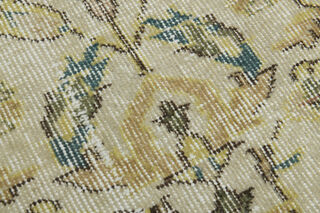 Yellow Beige Oushak Rug - Thumbnail