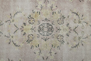 Turkish Oushak Purple Rug - Thumbnail