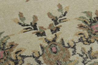 Pink Faded Handmade Anatolian Rug - Thumbnail