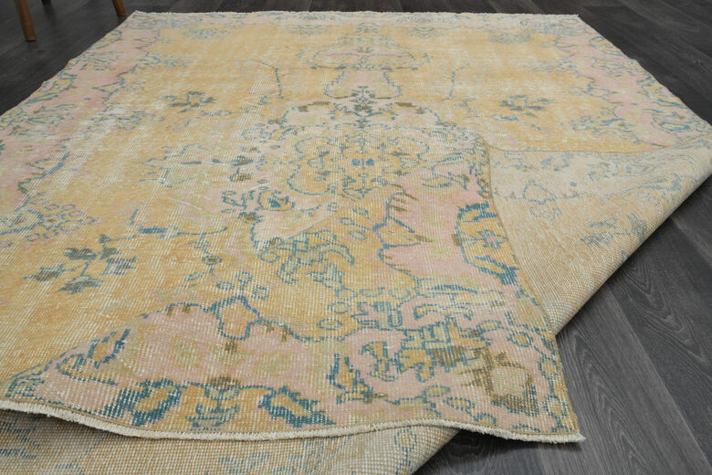 Handmade Vintage Anatolian Area Rug