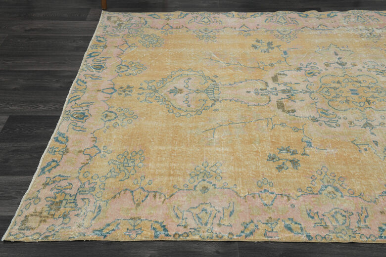 Handmade Vintage Anatolian Area Rug