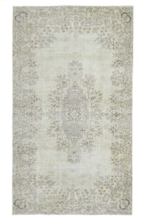 Beige Brown Handmade Rug - Thumbnail