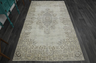 Beige Brown Handmade Rug - Thumbnail