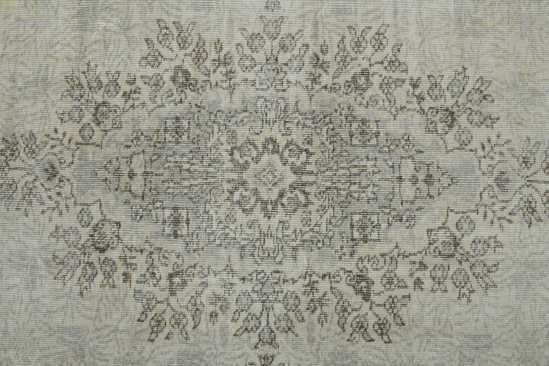 Beige Brown Handmade Rug