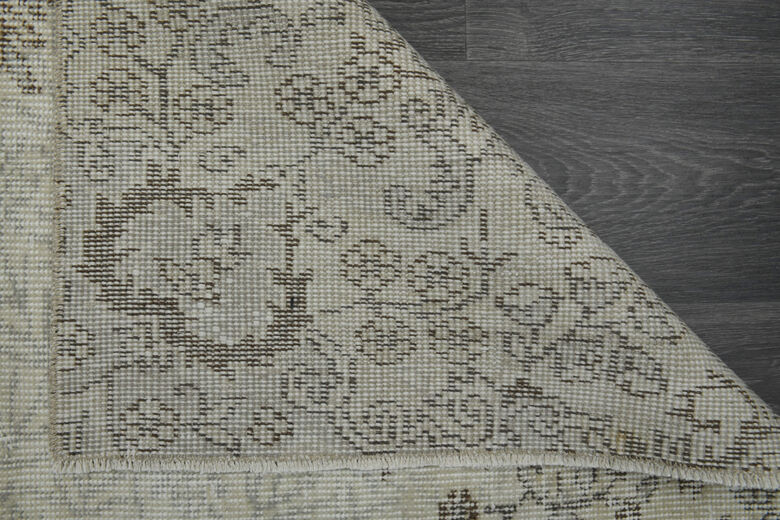 Beige Brown Handmade Anatolian Rug
