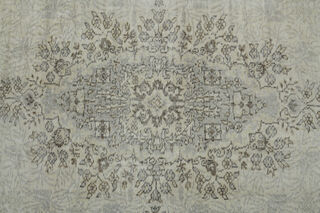 Beige Brown Handmade Anatolian Rug - Thumbnail