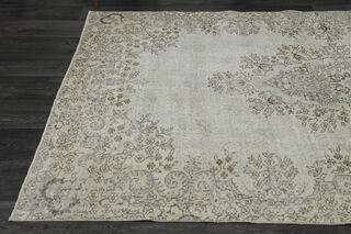 Beige Brown Handmade Anatolian Rug - Thumbnail