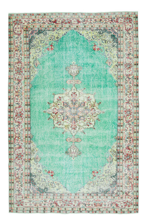 Multicolor Handmade Vintage Anatolian Rug
