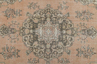 Vintage Orange Brown Rug - Thumbnail