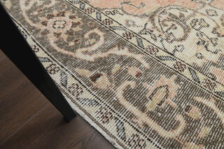 Vintage Orange Brown Anatolian Rug - Thumbnail