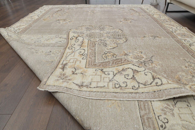 Handmade Vintage Anatolian Area Rug