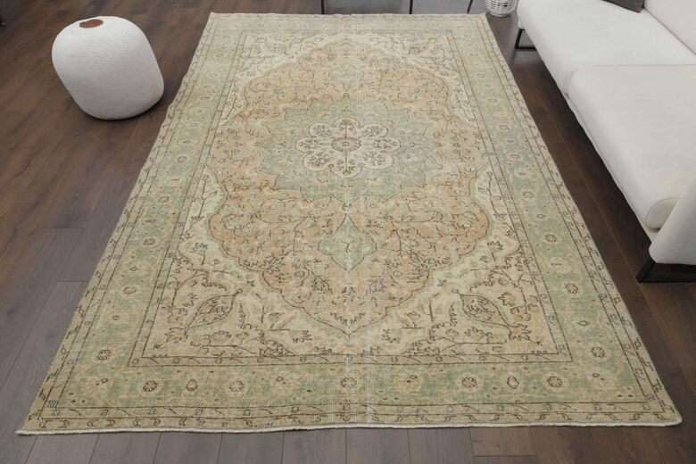 Beige Hand-Knotted Rugs