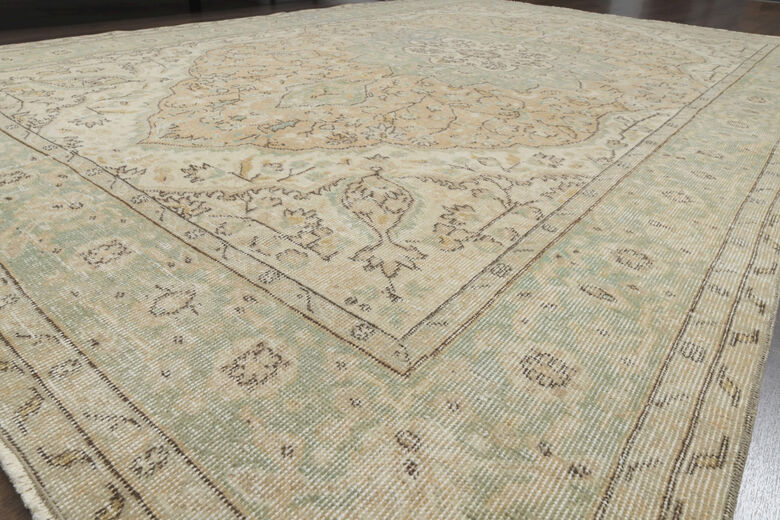 Beige Hand-Knotted Rugs