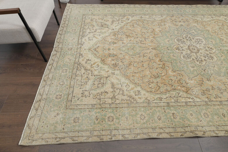 Beige Hand-Knotted Rugs